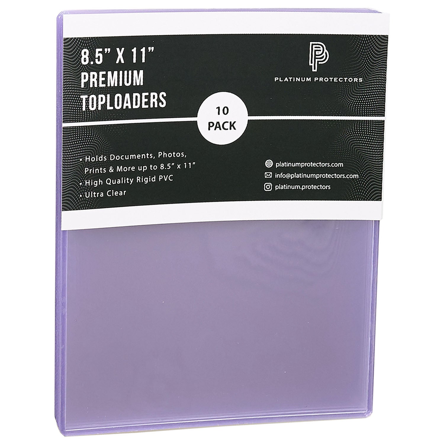 Platinum Protectors Premium 8.5" x 11" Photo Toploaders