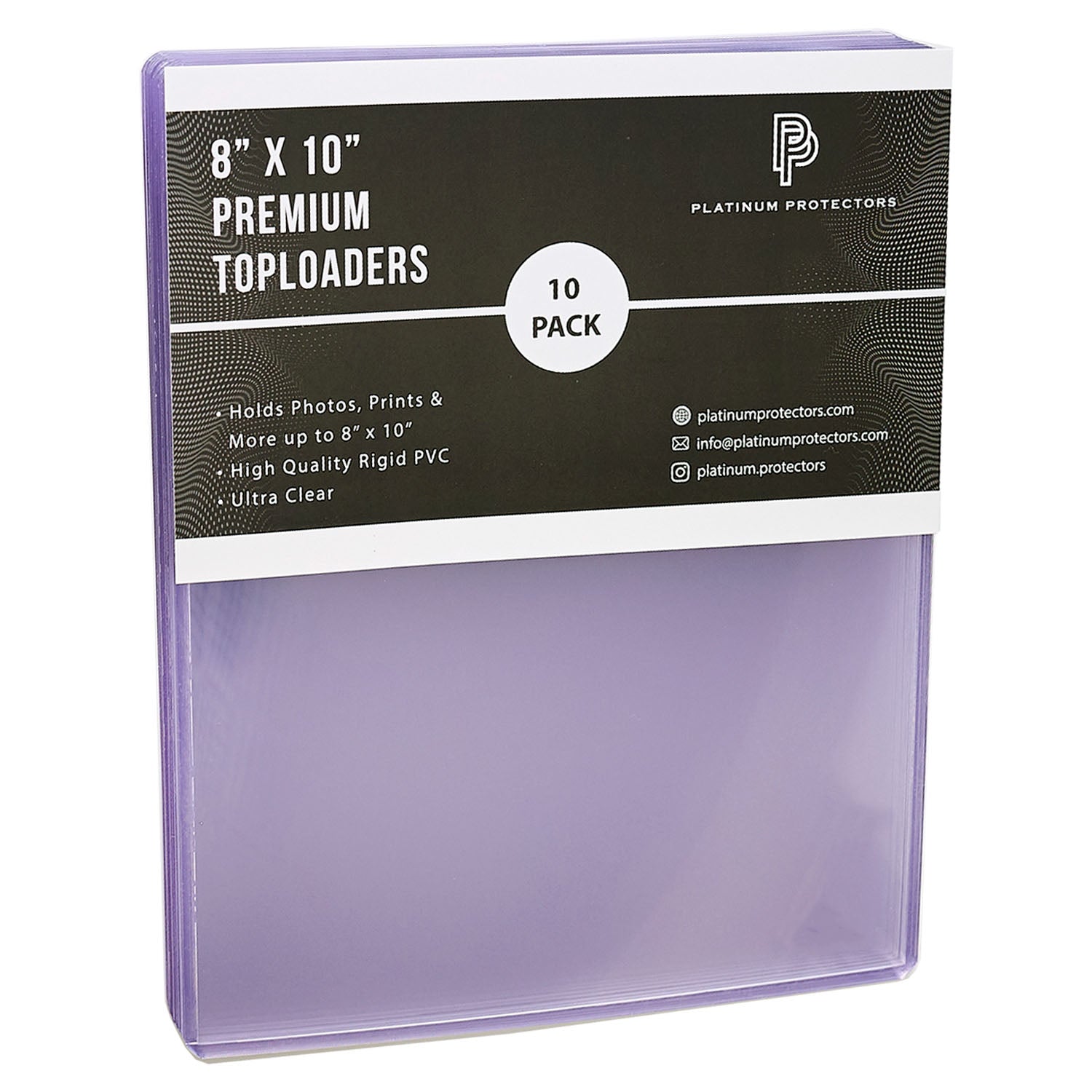 Platinum Protectors Premium 8" x 10" Photo Toploaders