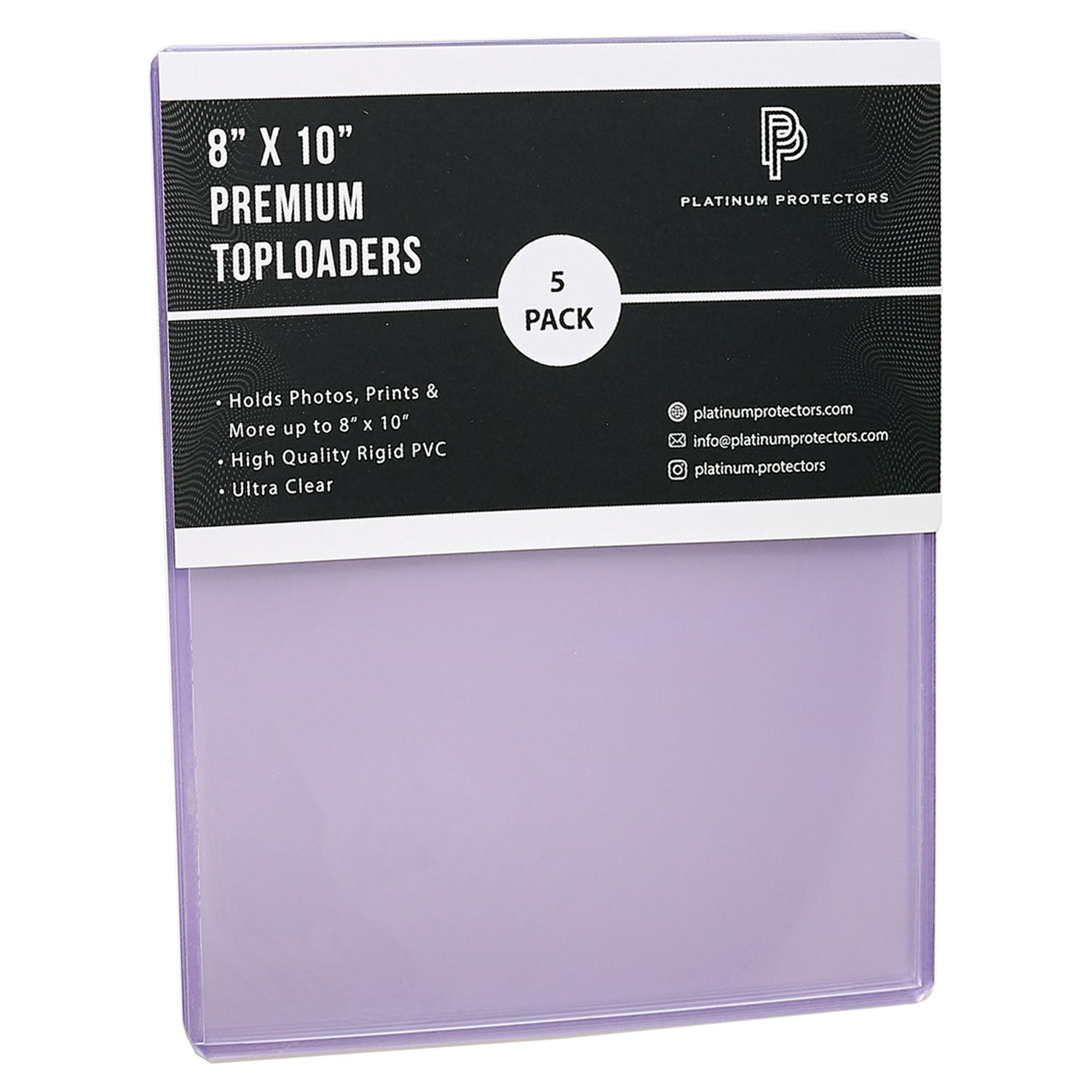 Platinum Protectors Premium 8" x 10" Photo Toploaders