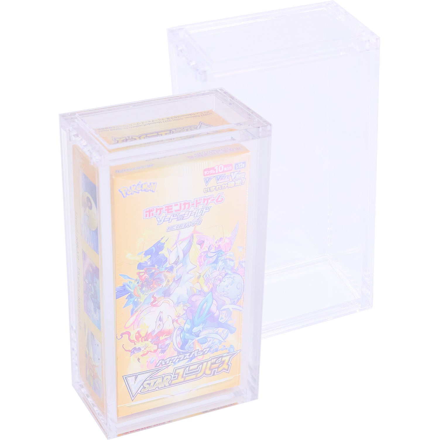 Premium Acrylic Case for Pokemon Japanese Booster Box (Small) with Magnetic Top