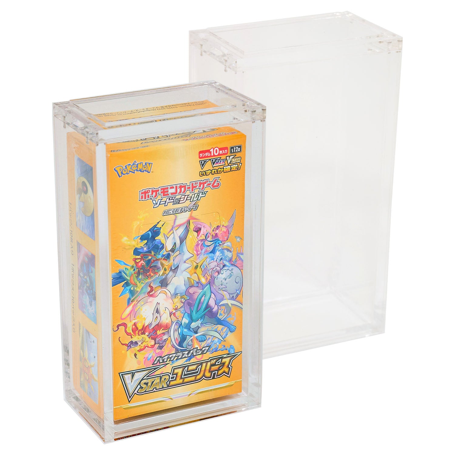 Premium Acrylic Case for Pokemon Japanese Booster Box (Small) with Magnetic Top