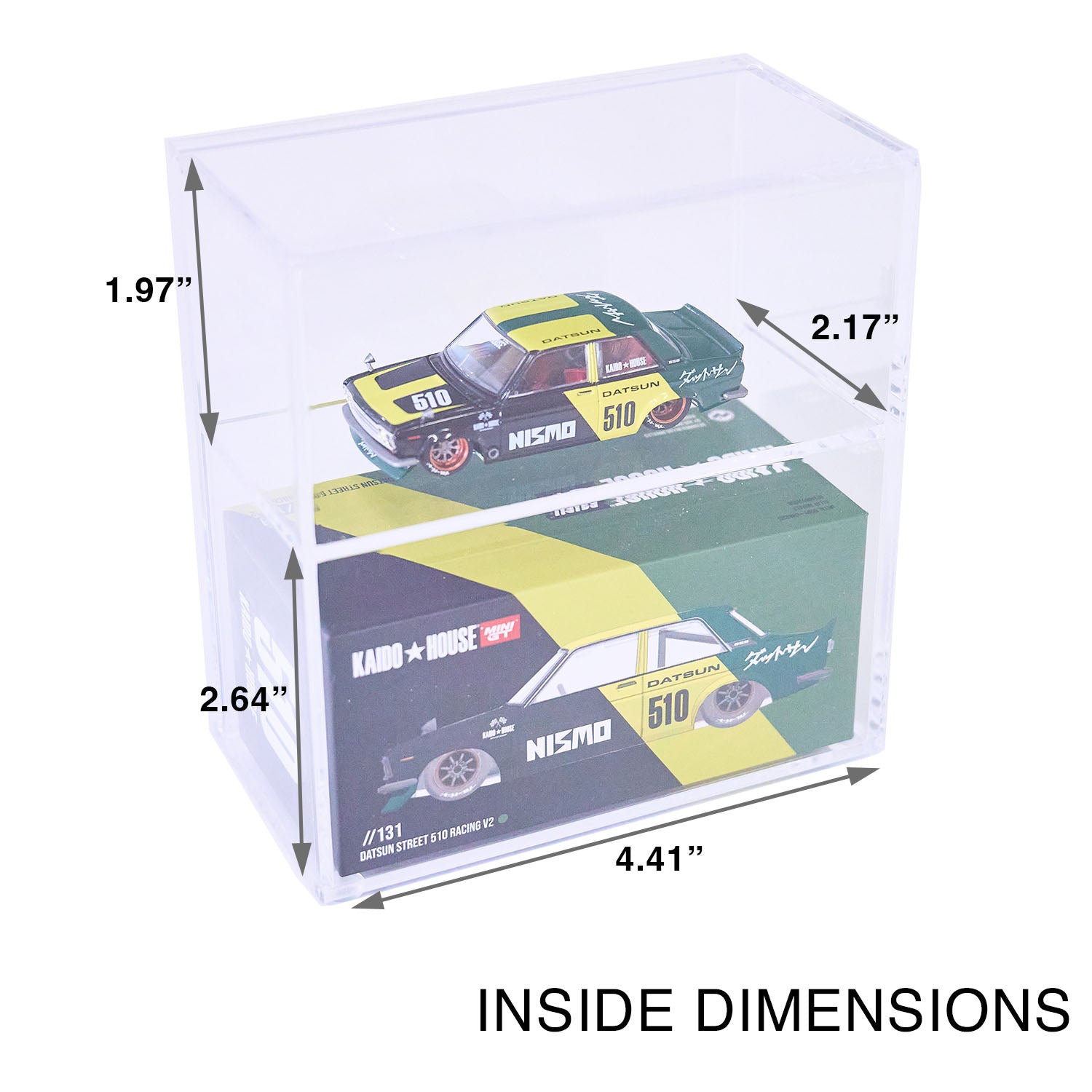 Premium Acrylic Case for Kaido House Mini GT 1:64 Scale Die Cast Cars