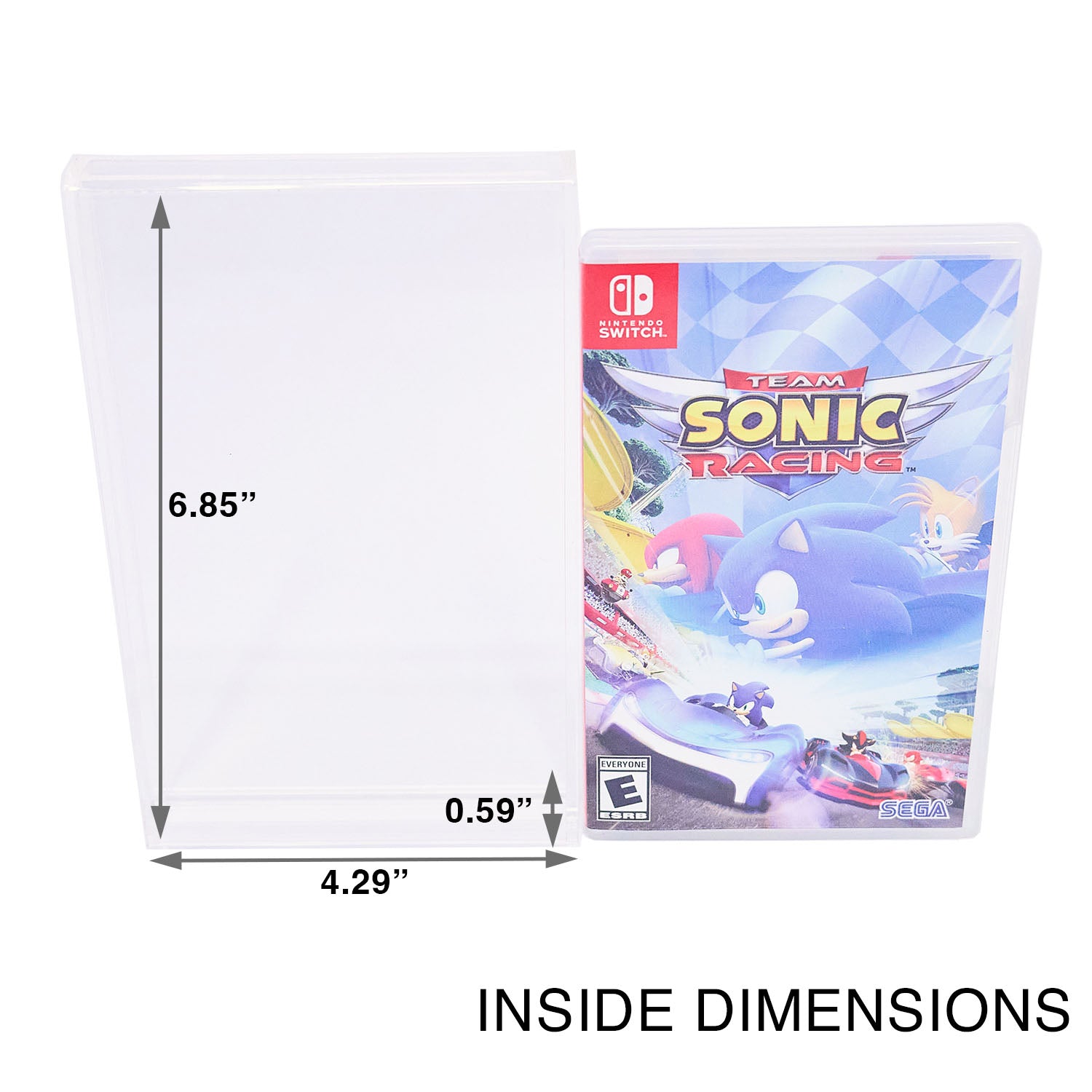 Premium Acrylic Case for Nintendo Switch Plastic & Steelbook Games