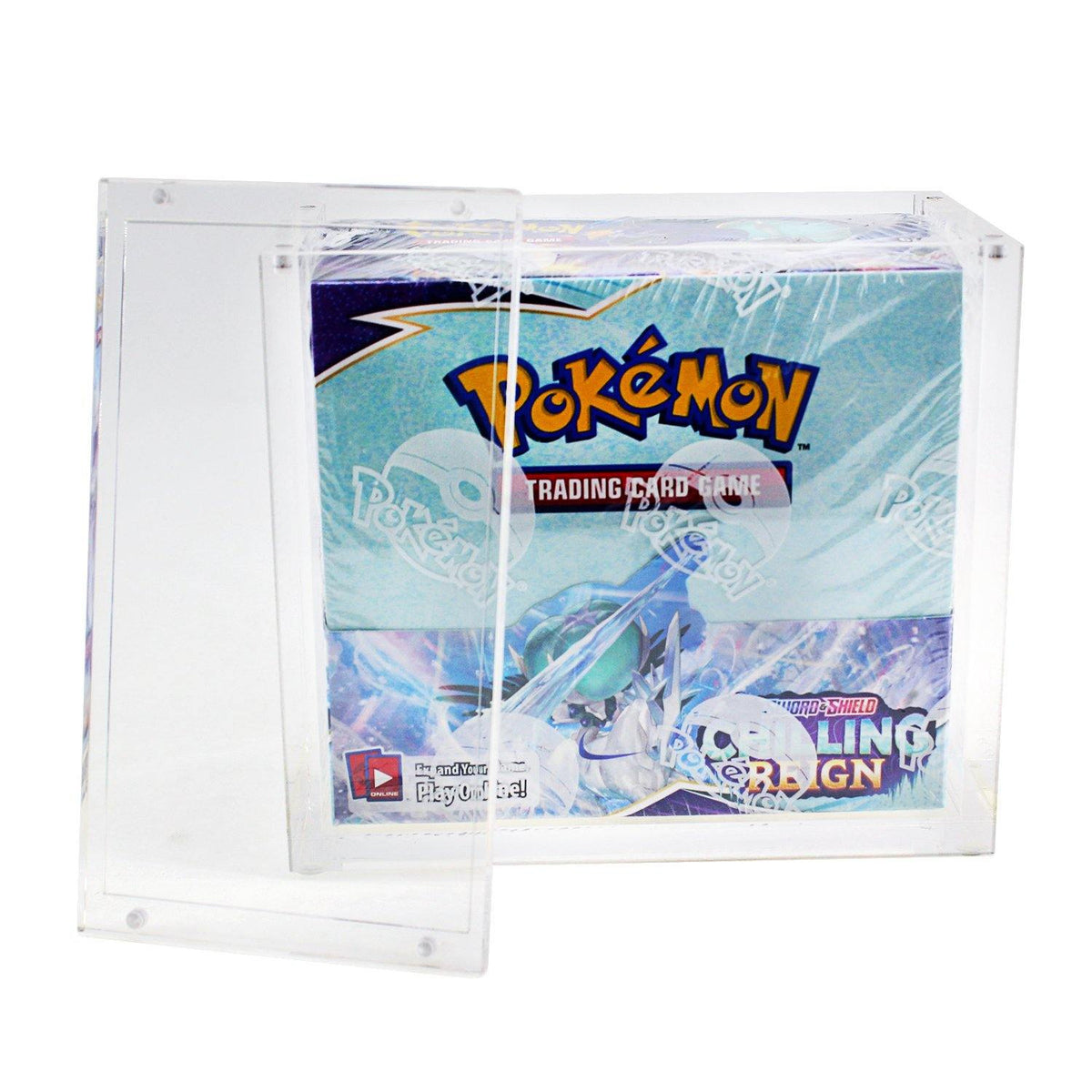 Premium Acrylic Case for Pokemon Booster Box with Magnetic Top (8mm th ...